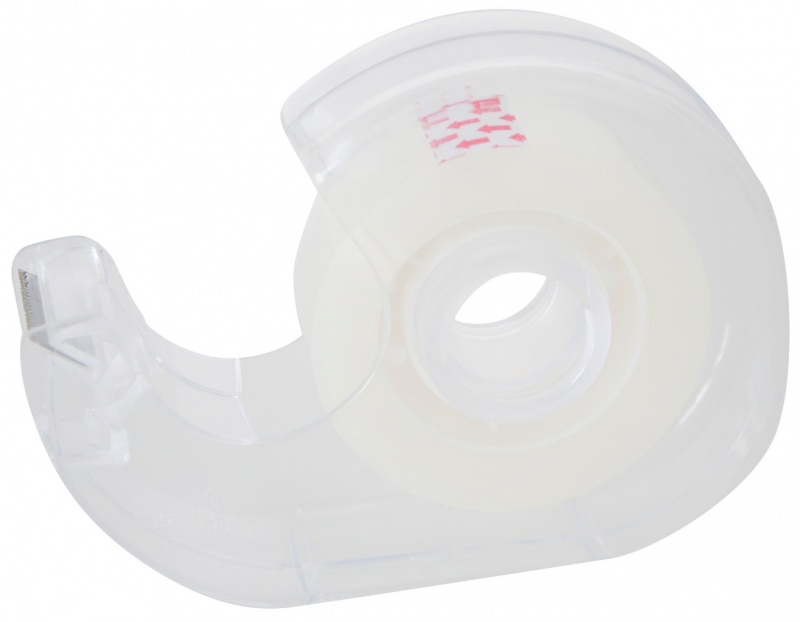 Taśma biurowa Office Products, 19 mm, 33 m, dyspenser, transparentna | espryciarze.pl |Nie zwlekaj!