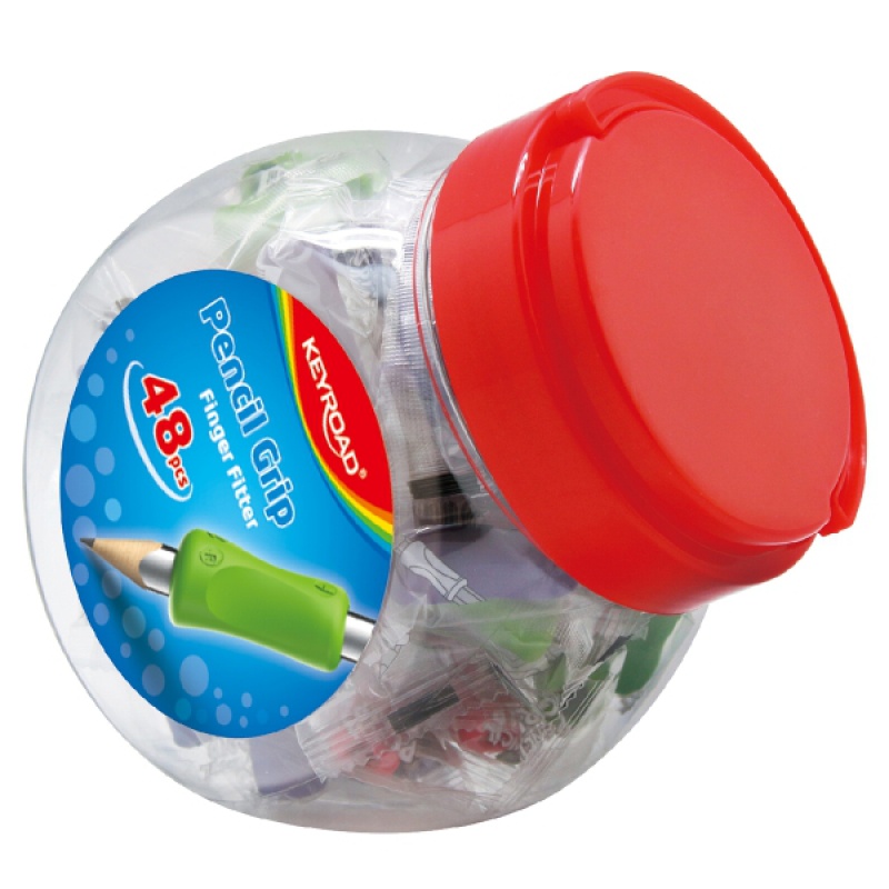 Uchwyt ergonomiczny Keyroad pencil grip, zestaw 1 sztuk., zawieszka, mix kolorów | espryciarze.pl |Weź najlepszą cenę!