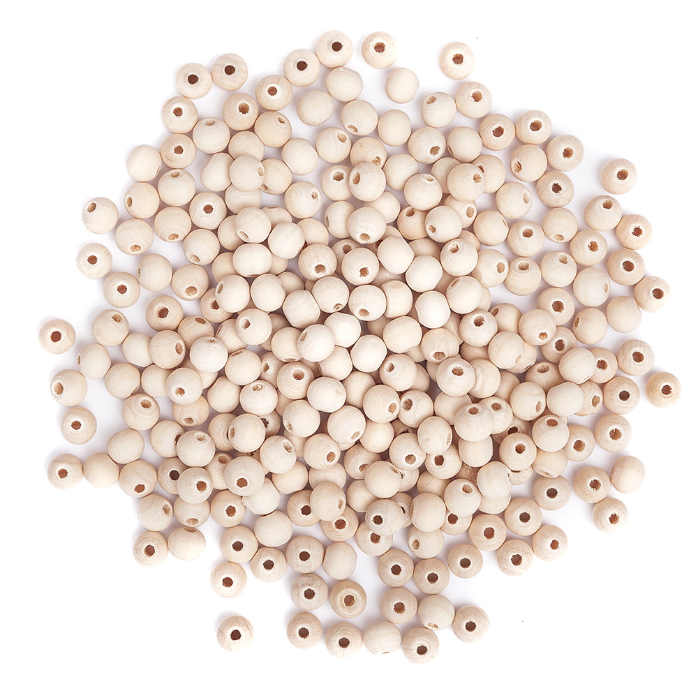 Drewniane koraliki, kulki 8 mm, 40 g | espryciarze.pl |Kup taniej!