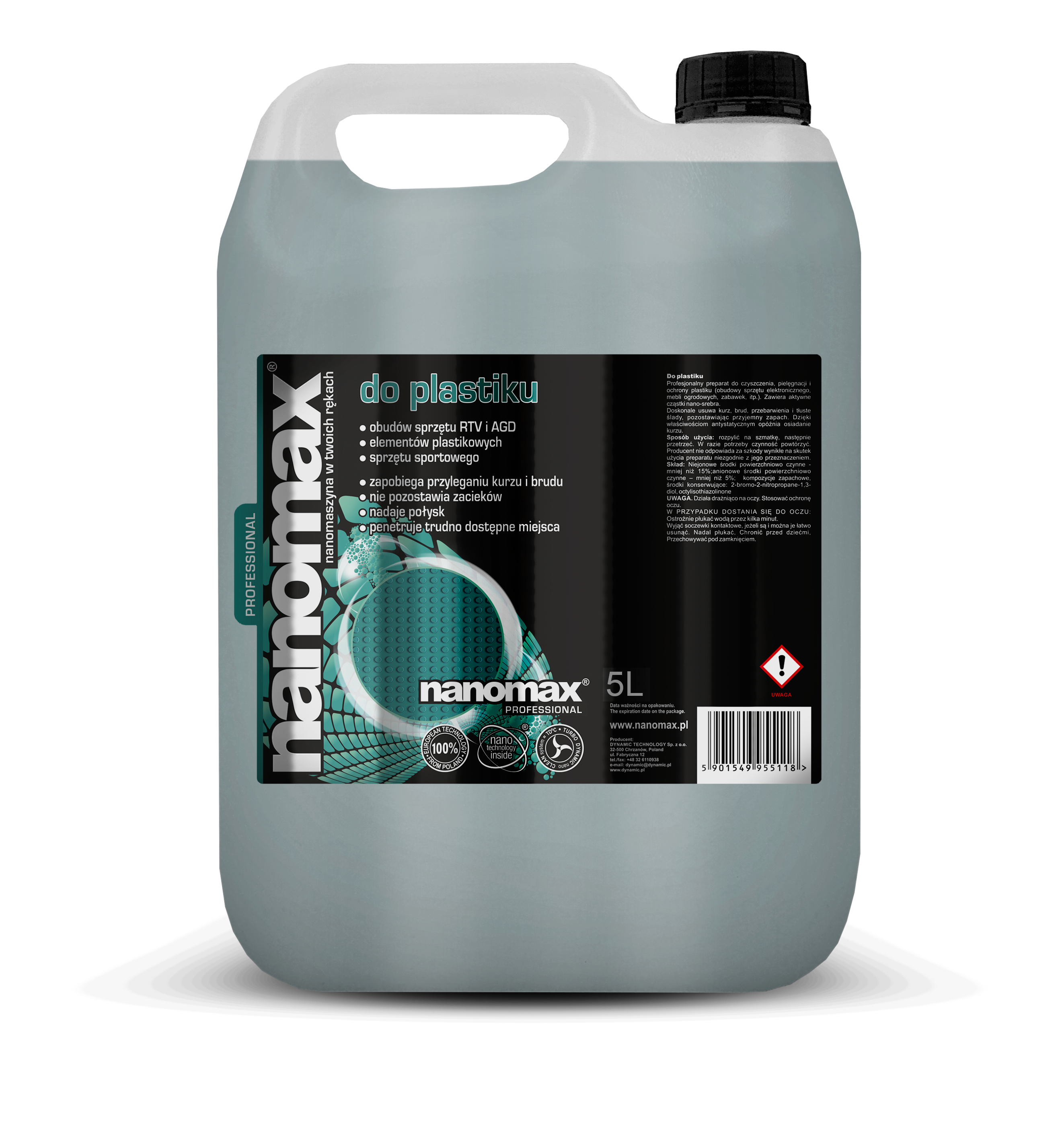 Nanomax do Plastiku 5 l do biura | espryciarze.pl |Złap promocję!