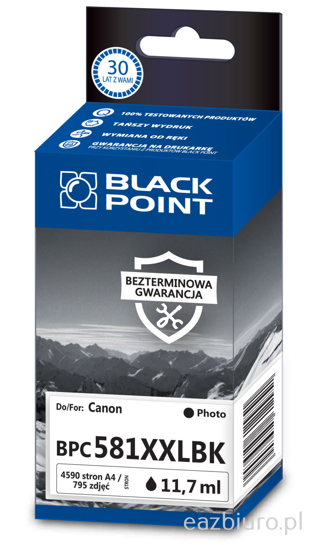 Cartrige Canon Black Point cli-581bkxxl | espryciarze.pl | Zainwestuj w jakość