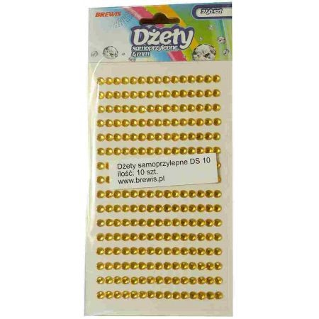 Dżety samoprzylepne 4 mm ds10 złote | espryciarze.pl |Zgarnij ofertę!