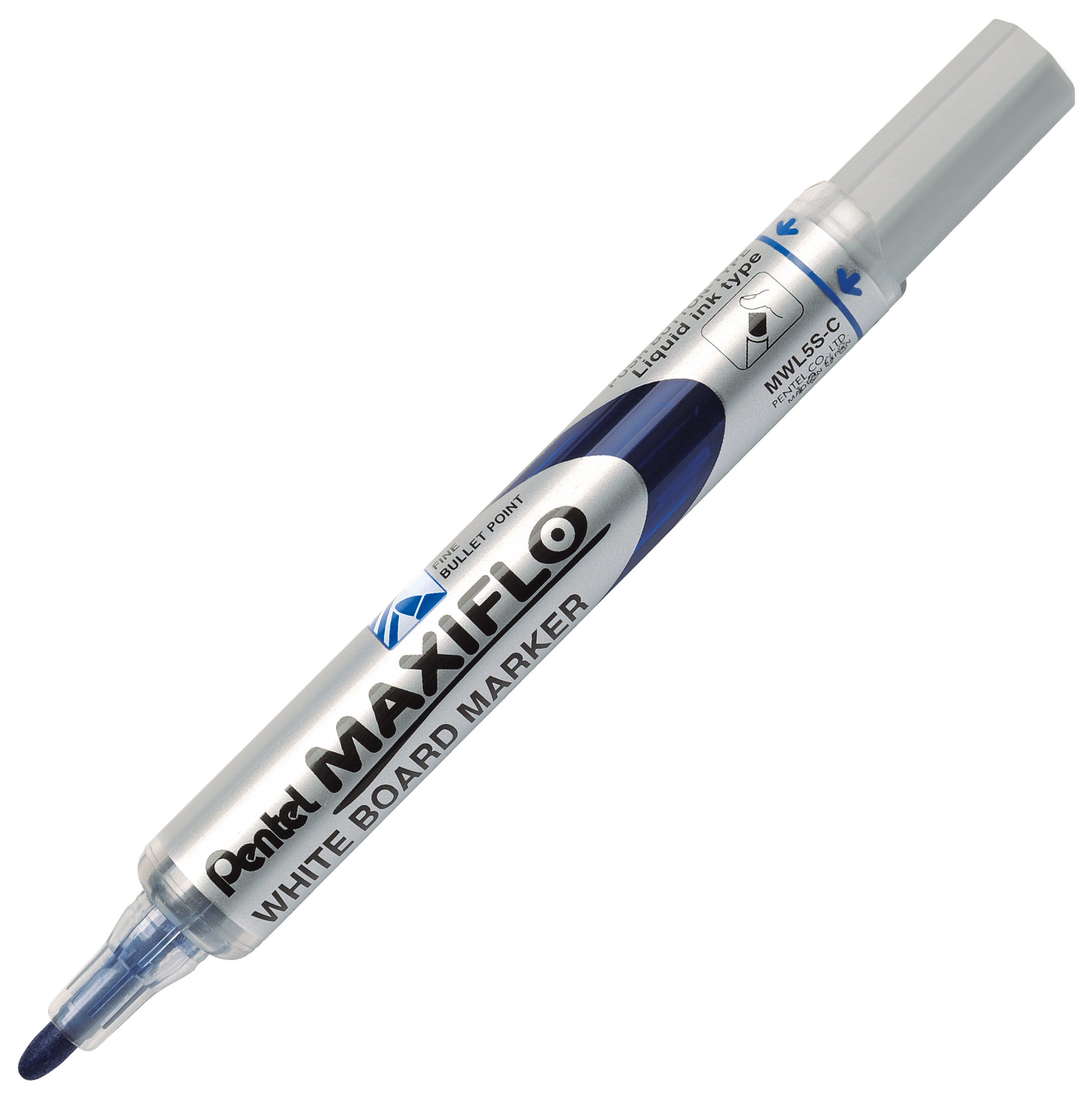 Marker do tablic suchościeralnych Pentel maxiflo mwl5s niebieski | espryciarze.pl |Działaj teraz!
