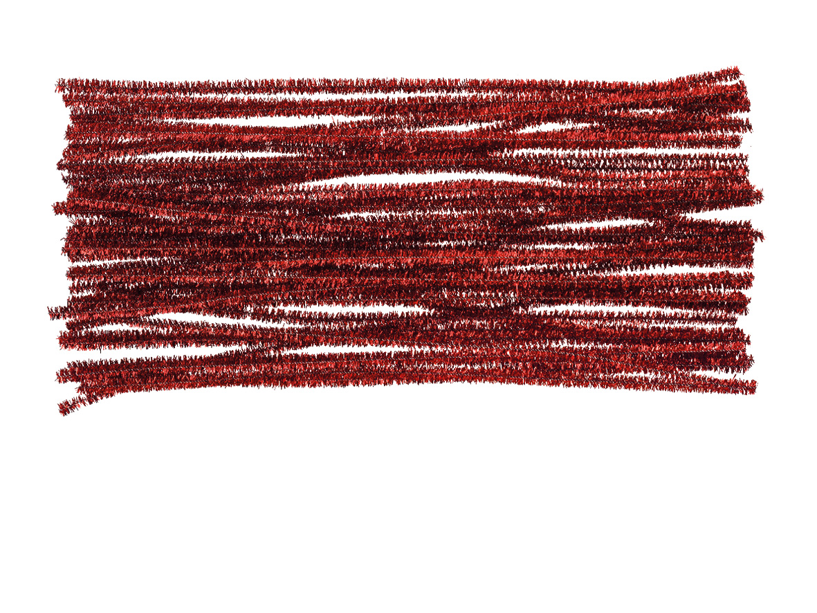 Druciki kreatywne metalizowane 30 cm zestaw 40 sztuk czerwone | espryciarze.pl |Zamów dziś!