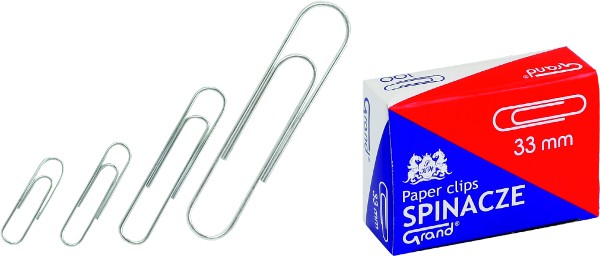 Spinacze 33 mm Grand okrągłe do biura | espryciarze.pl |Sprawdź ofertę!