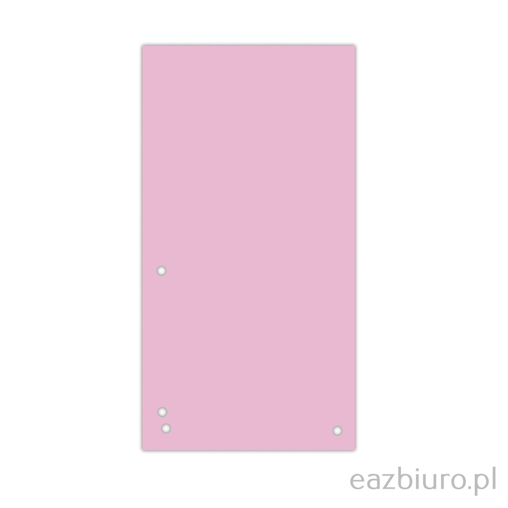 Przekładki do segregatora papierowe 1 3 A4 różowe | espryciarze.pl |Kliknij i kup!