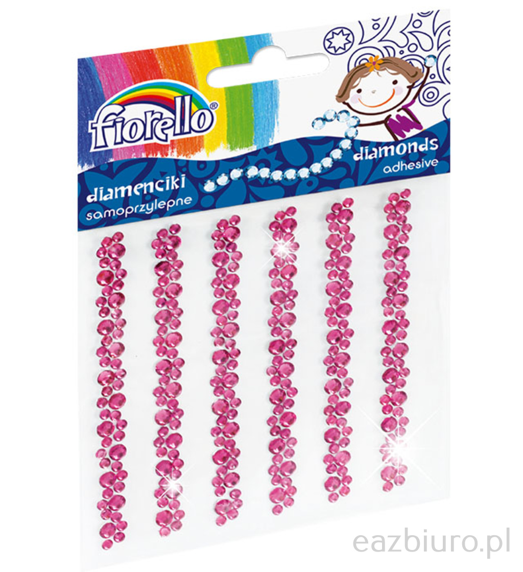 Diamenciki samoprzylepne Fiorello gr- ds05 fioletowe małe w paskach | espryciarze.pl |Kup taniej!