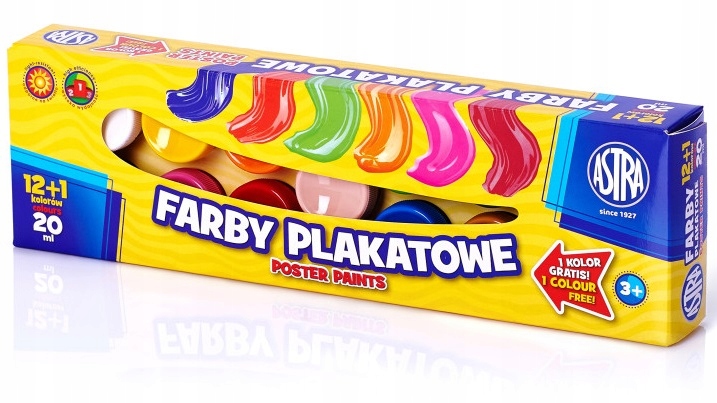 Farbki plakatowe 12+1 kolorów 20 ml | espryciarze.pl |Kup od ręki!