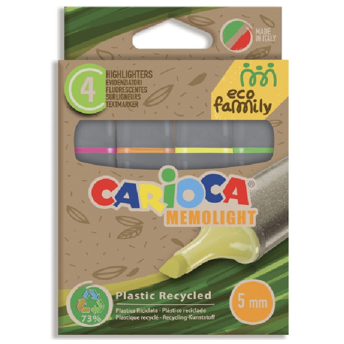 Zakreślacze carioca ecofamily zestaw 4 kolory | espryciarze.pl |Działaj teraz!
