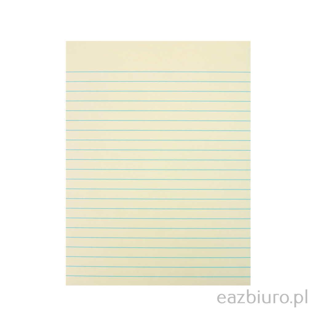 Bloczek samoprzylepny Donau, 150x203 mm, w linię, 1x50 kartek, 75gsm, żółty | espryciarze.pl |Kliknij i kup!
