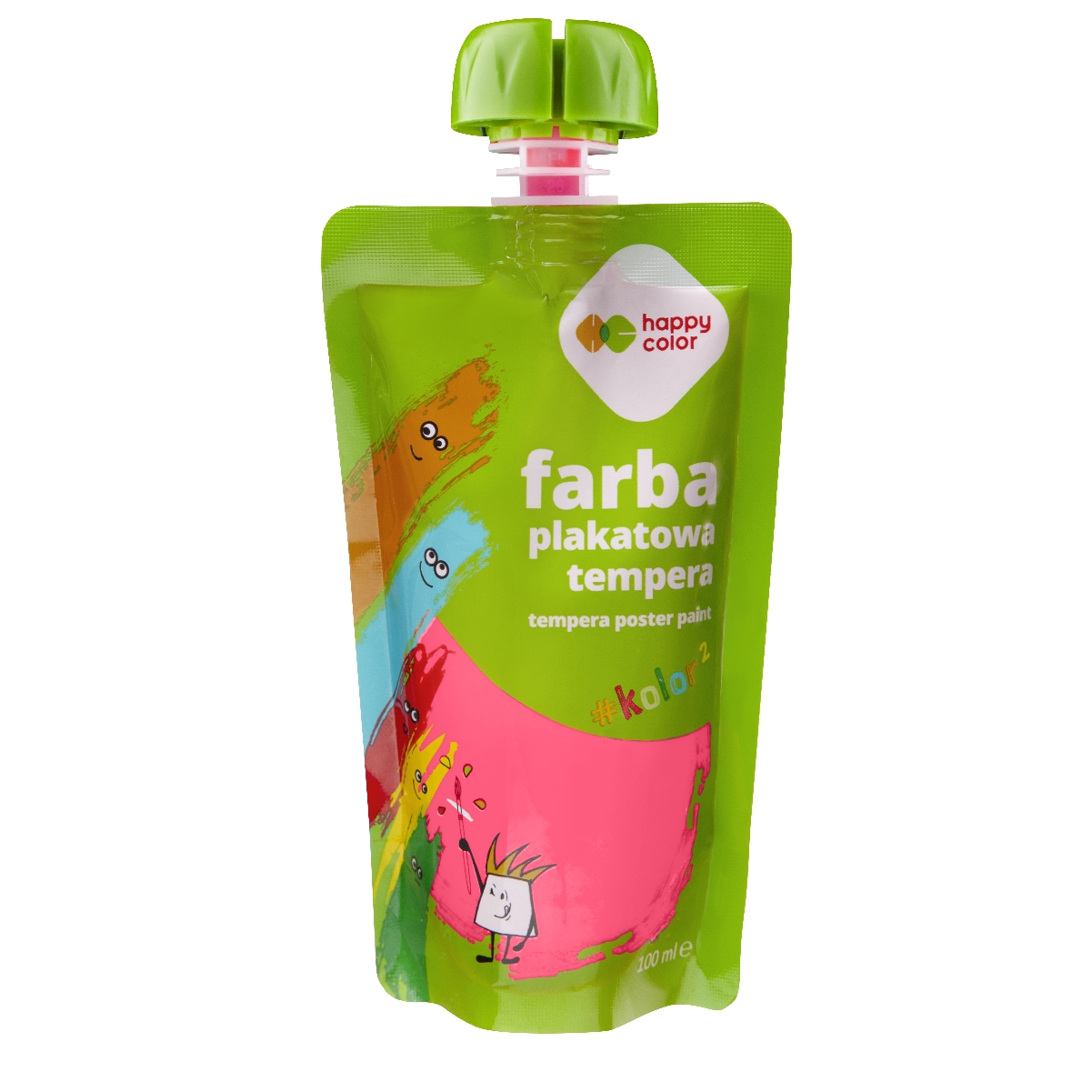 Farba plakatowa tempera w saszetce 100 ml różowa | espryciarze.pl |Kup teraz!
