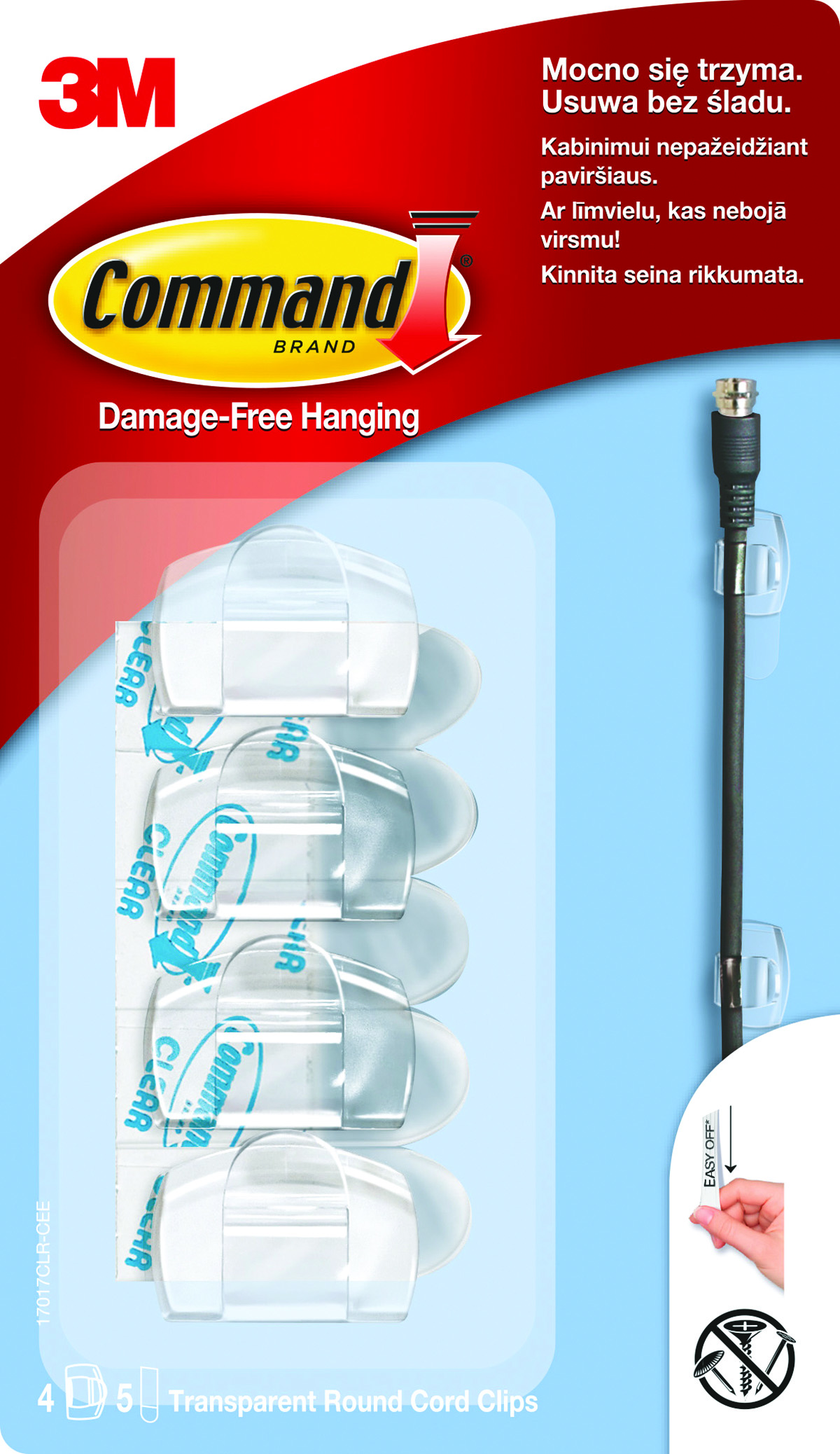 Command uchwyty do kabli male biale /5 paskow/ | espryciarze.pl | Sprawdź ofertę