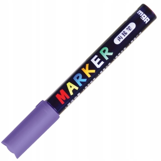 Marker akrylowy mg 1-2 mm fioletowy | espryciarze.pl |Kliknij i kup!