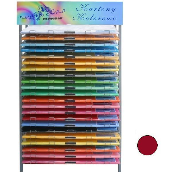Karton kolorowy Typograf B1 230 g/m2 bordowy | espryciarze.pl |Kliknij i kup!