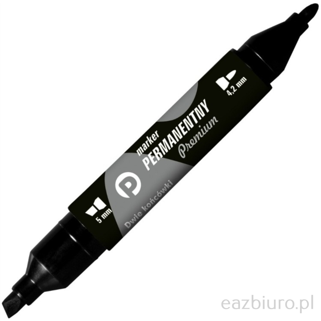 Marker Tetis km502 permanentny czarny dwustronny okrągły ścięty | espryciarze.pl |Działaj teraz!