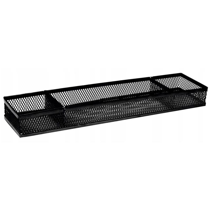 Przybornik siatkowy płaski 3 komory czarny | espryciarze.pl |Zamów online!