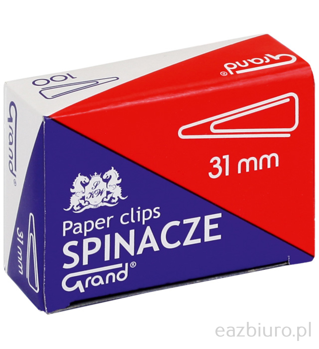 Spinacze 31 mm trojkątne Grand | espryciarze.pl |Kup w super cenie!