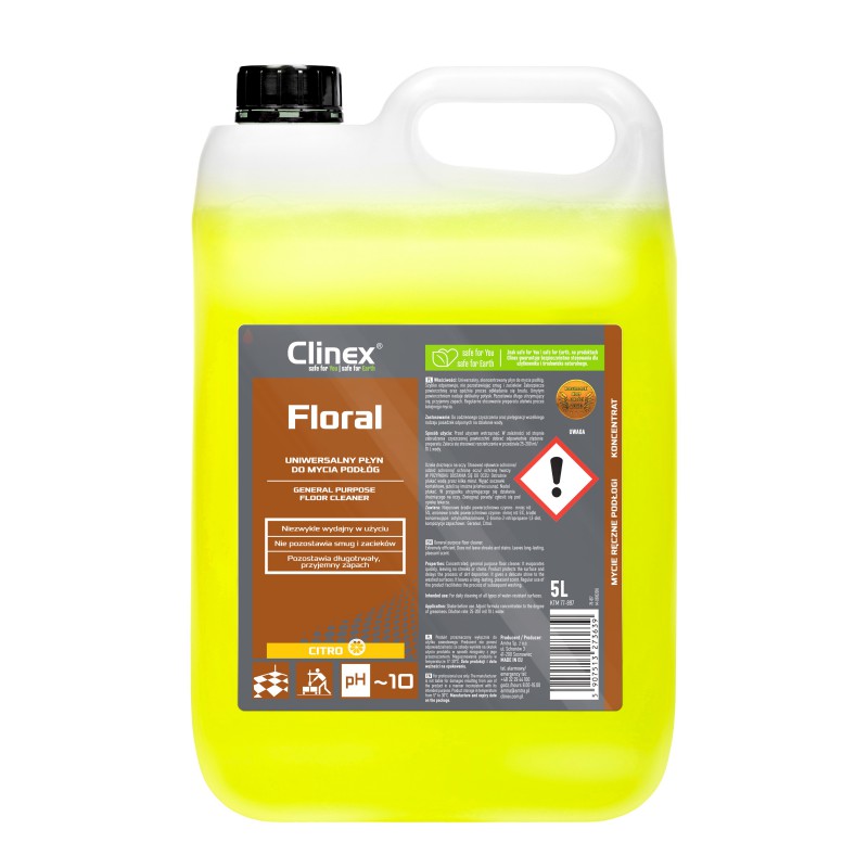 Clinex citro floral 77-897 płyn do mycia podłóg 5 l | espryciarze.pl |Zgarnij ofertę!