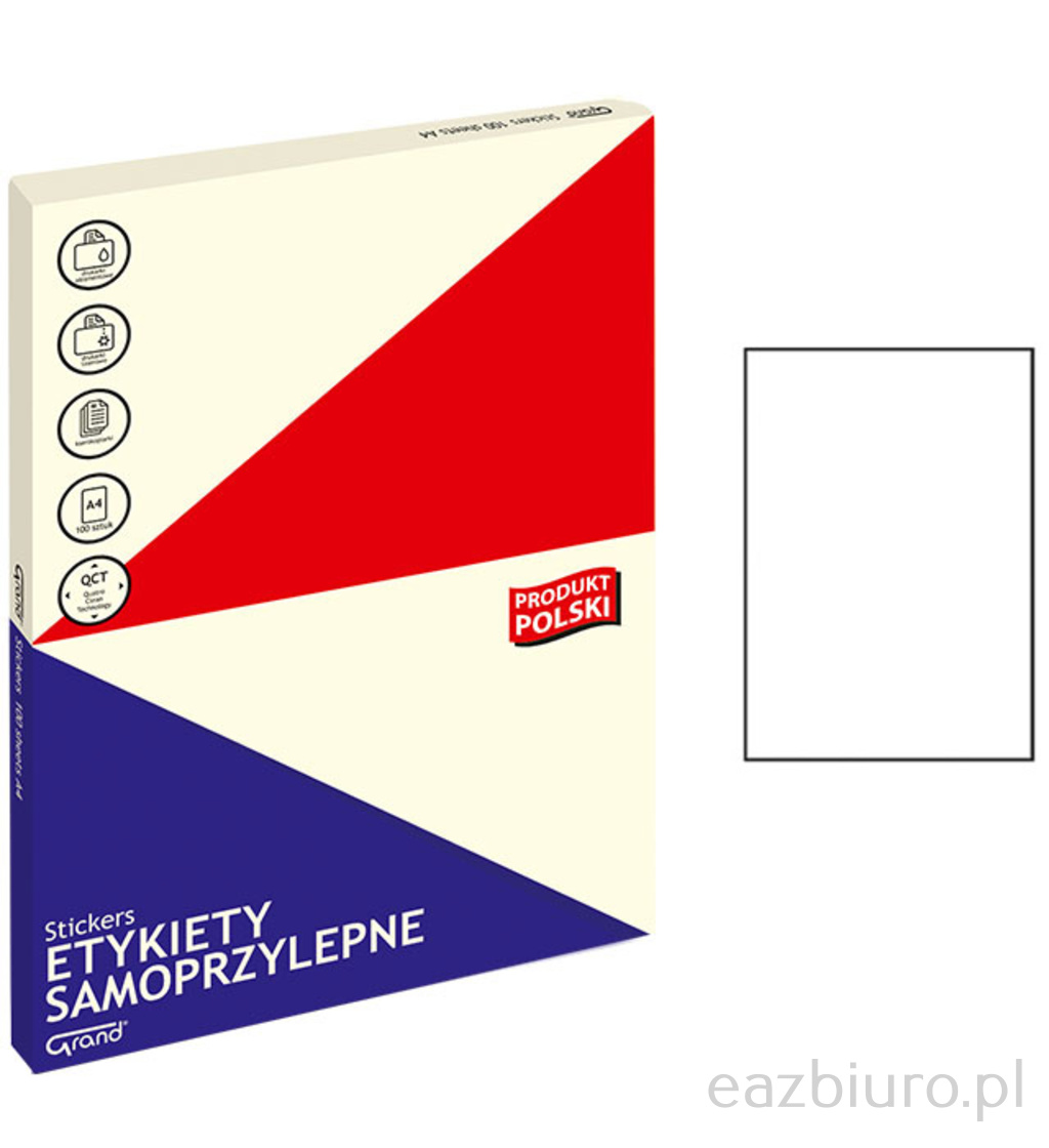 Etykiety samoprzylepne Grand 210x297 mm | espryciarze.pl |Zamów online!