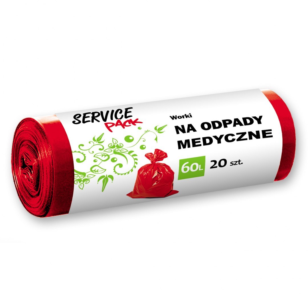 Worki na odpady medyczne ldpe 60 l zestaw 20 sztuk | espryciarze.pl |Kup w super cenie!