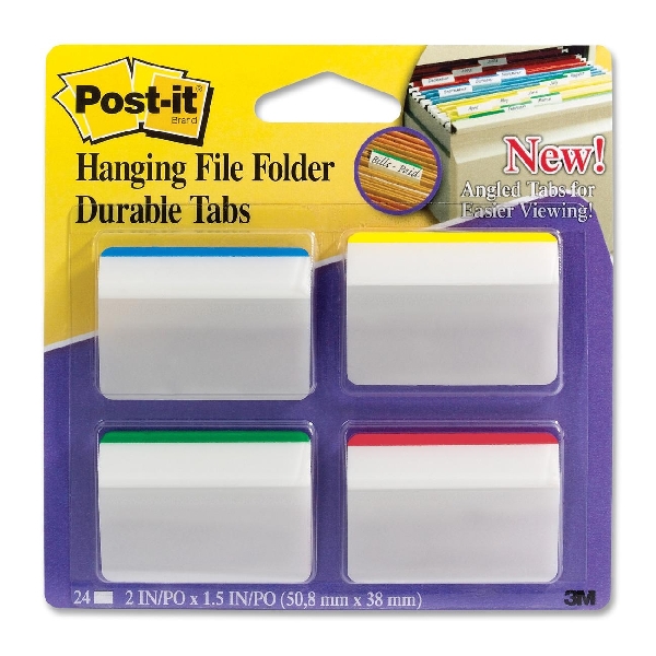 Zakładki indeksujące Post-it do archiwizacji (686-A1) wygięte 50,8 x 38 mm, 4 x 6 kartek | espryciarze.pl |Sprawdź ofertę!