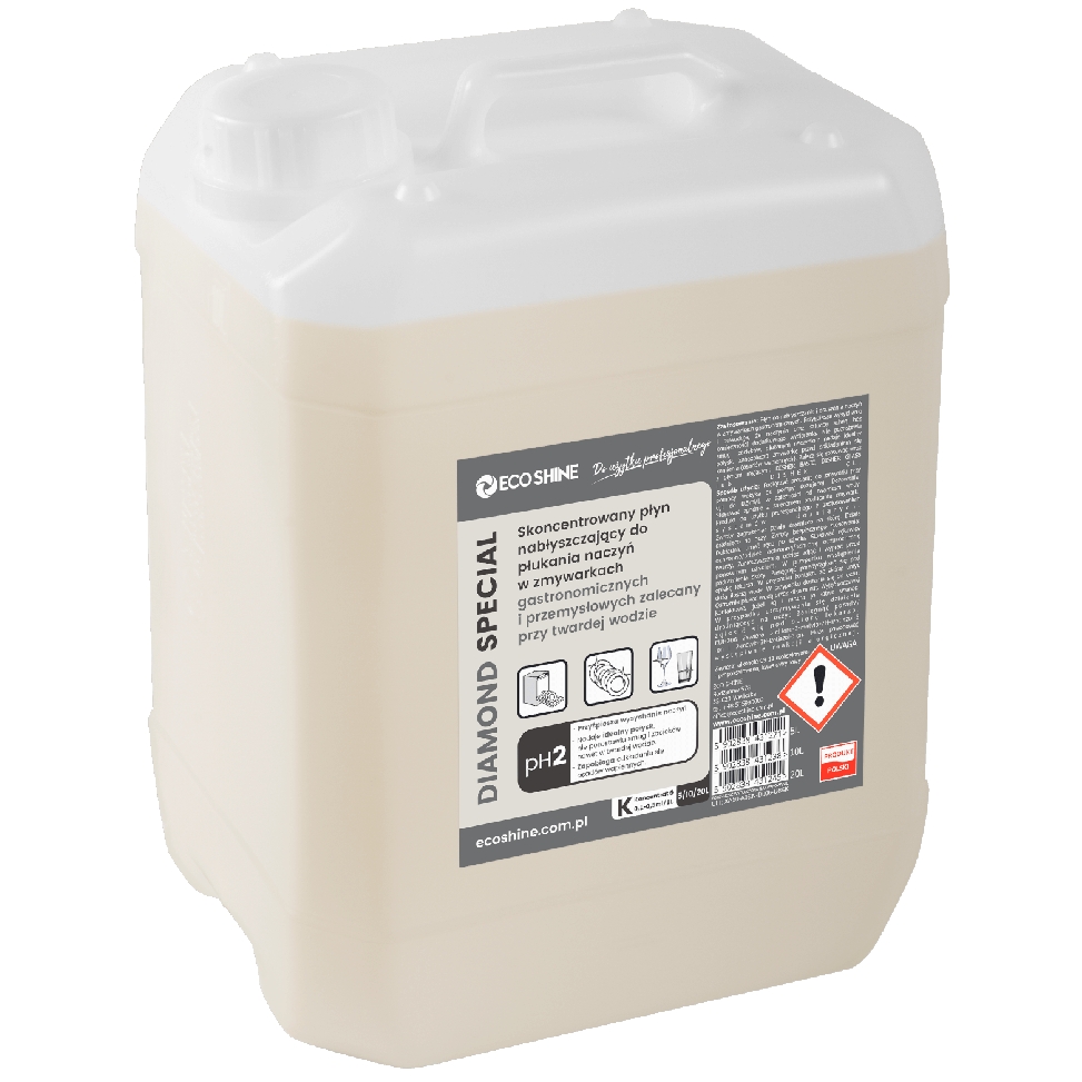 Eco Shine diamond special 10 l płyn nabłyszczający do płukania naczyń, zalecany przy | espryciarze.pl |Skorzystaj teraz!
