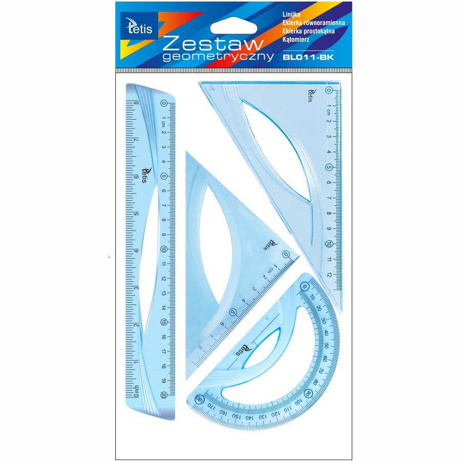 Zestaw geometryczny Tetis BL011-BK | espryciarze.pl |Nie zwlekaj!