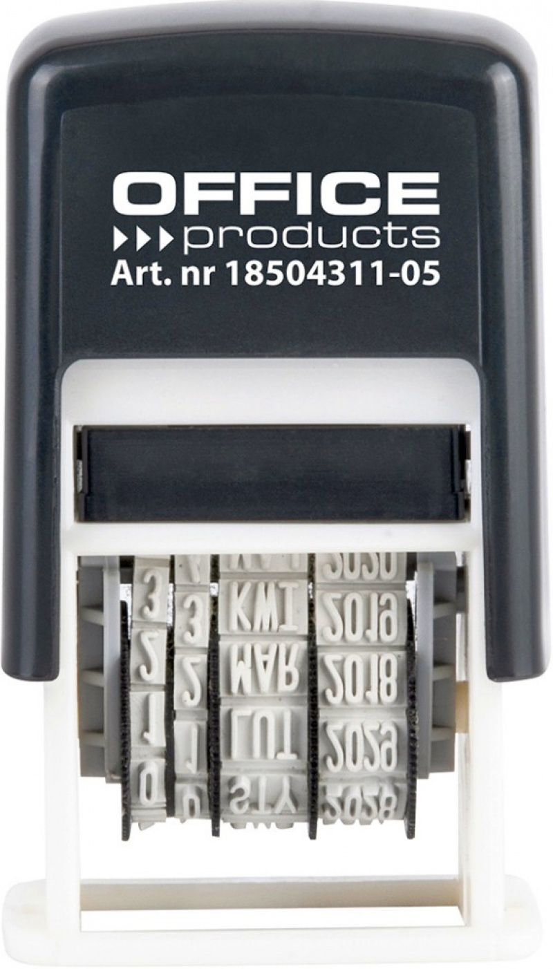 Datownik samotuszujący Office Products, z tuszem, pl, czarny | espryciarze.pl |Kup od ręki!