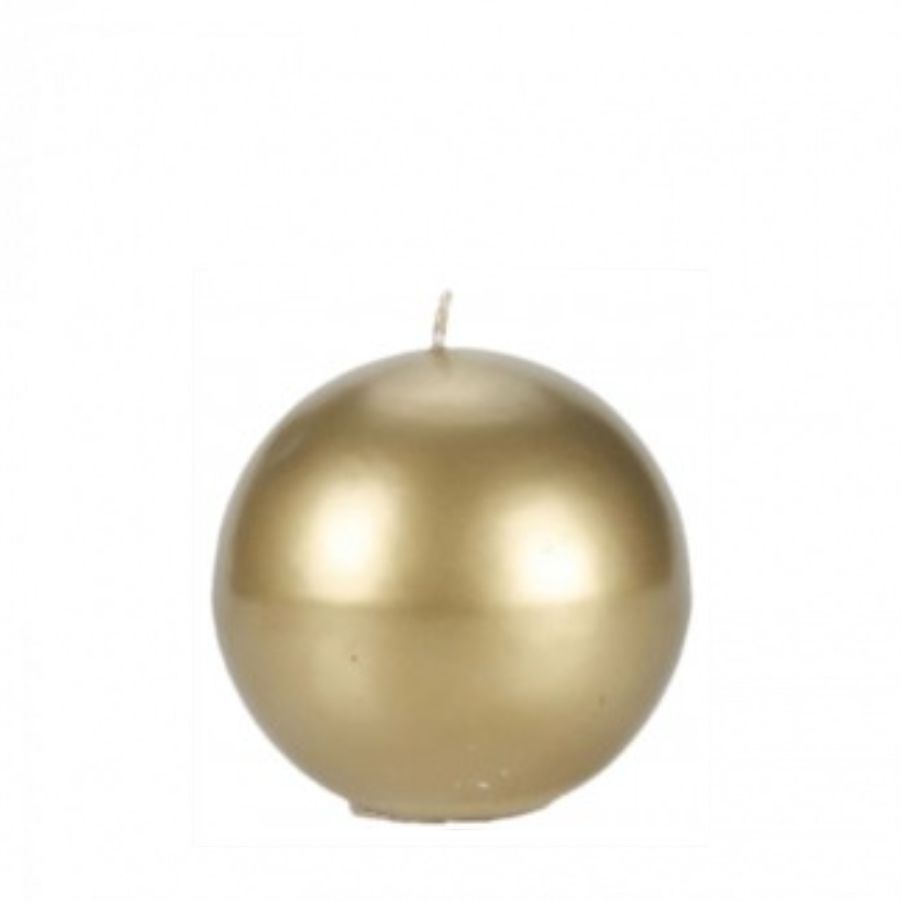 Świeca kula 60 metalizowana złota | espryciarze.pl |Weź najlepszą cenę!