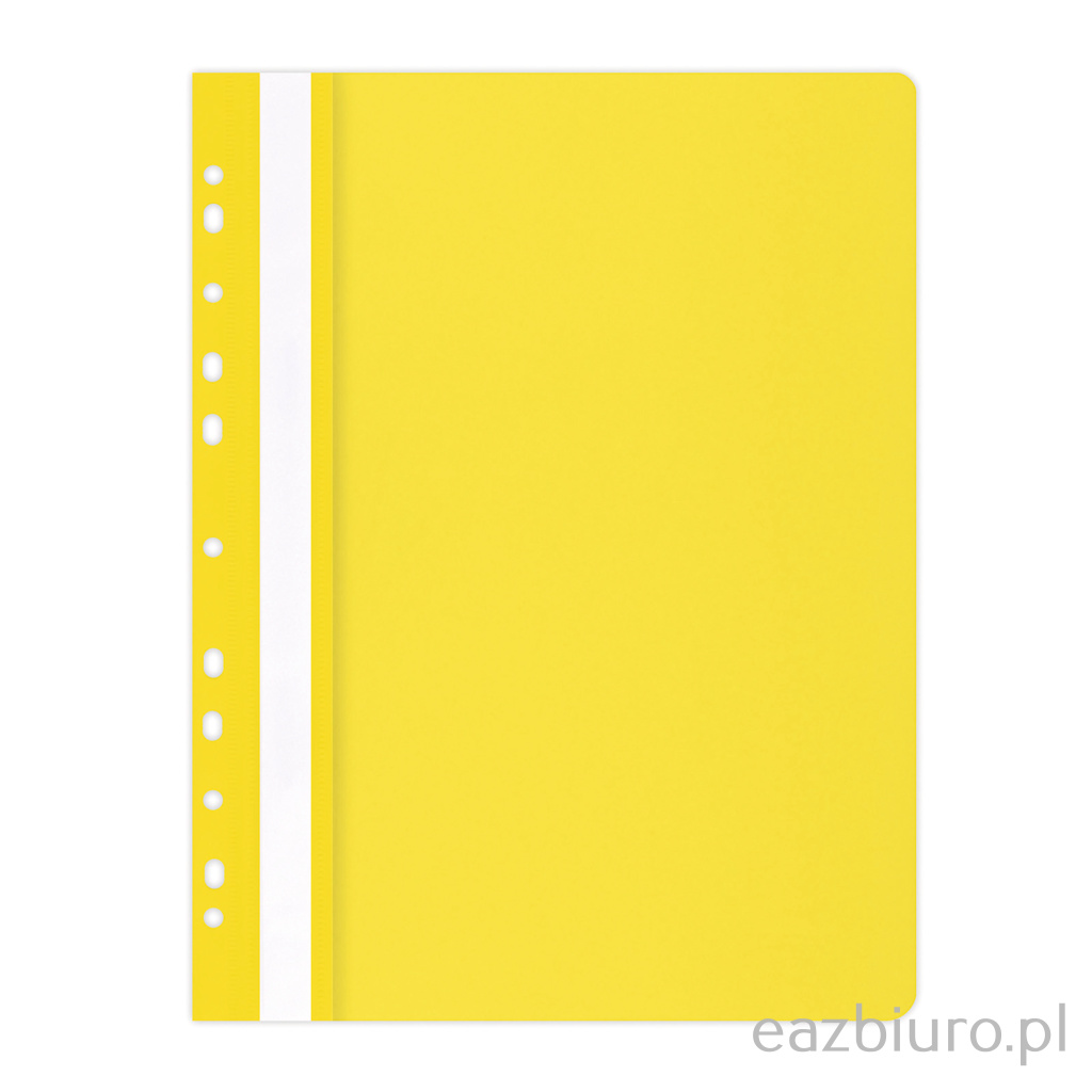 Skoroszyt Plastikowy oczkowy żółty miękki | espryciarze.pl |Zgarnij ofertę!