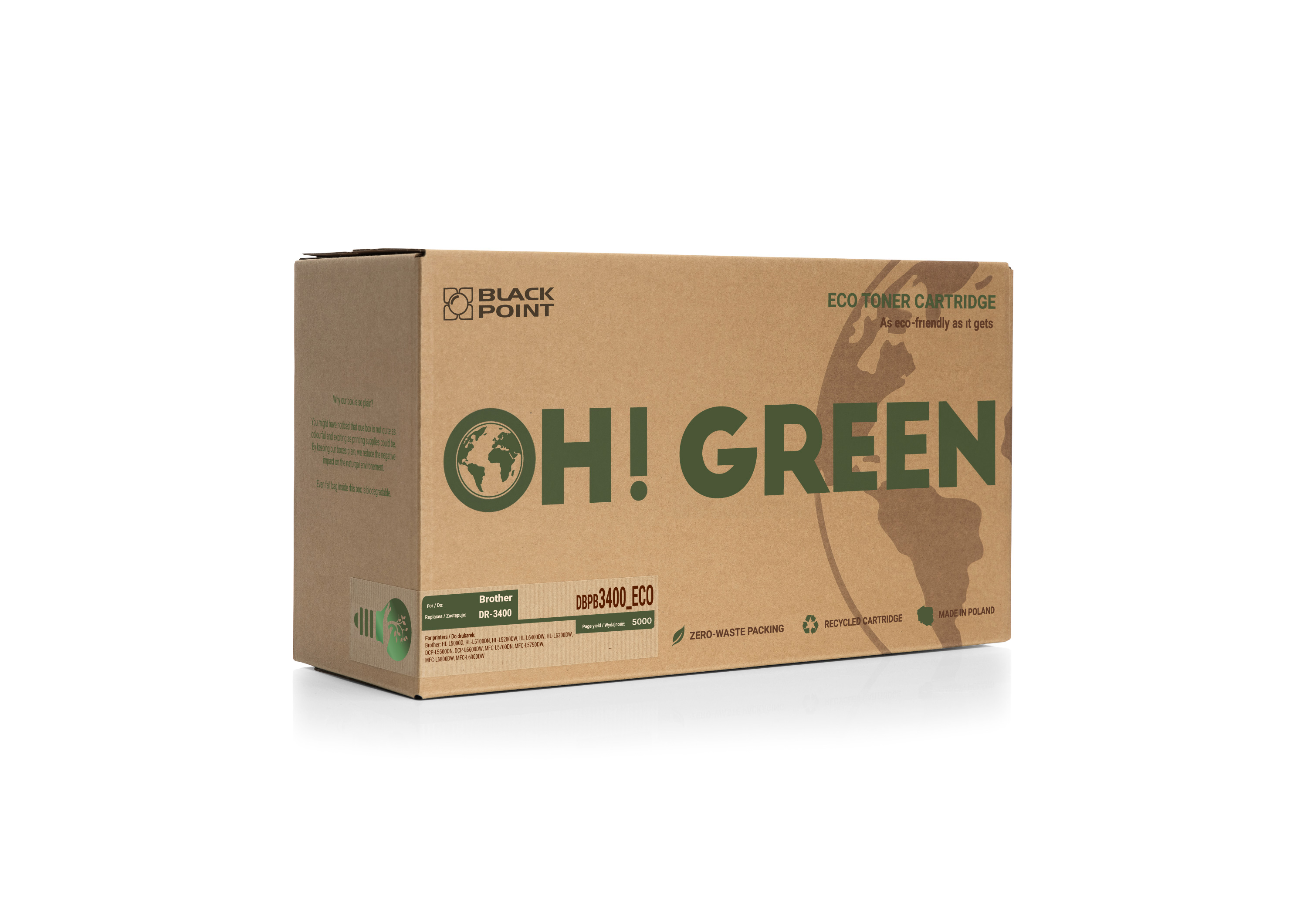 Toner oh green Brother dr-3400 | espryciarze.pl | Zamów swój egzemplarz