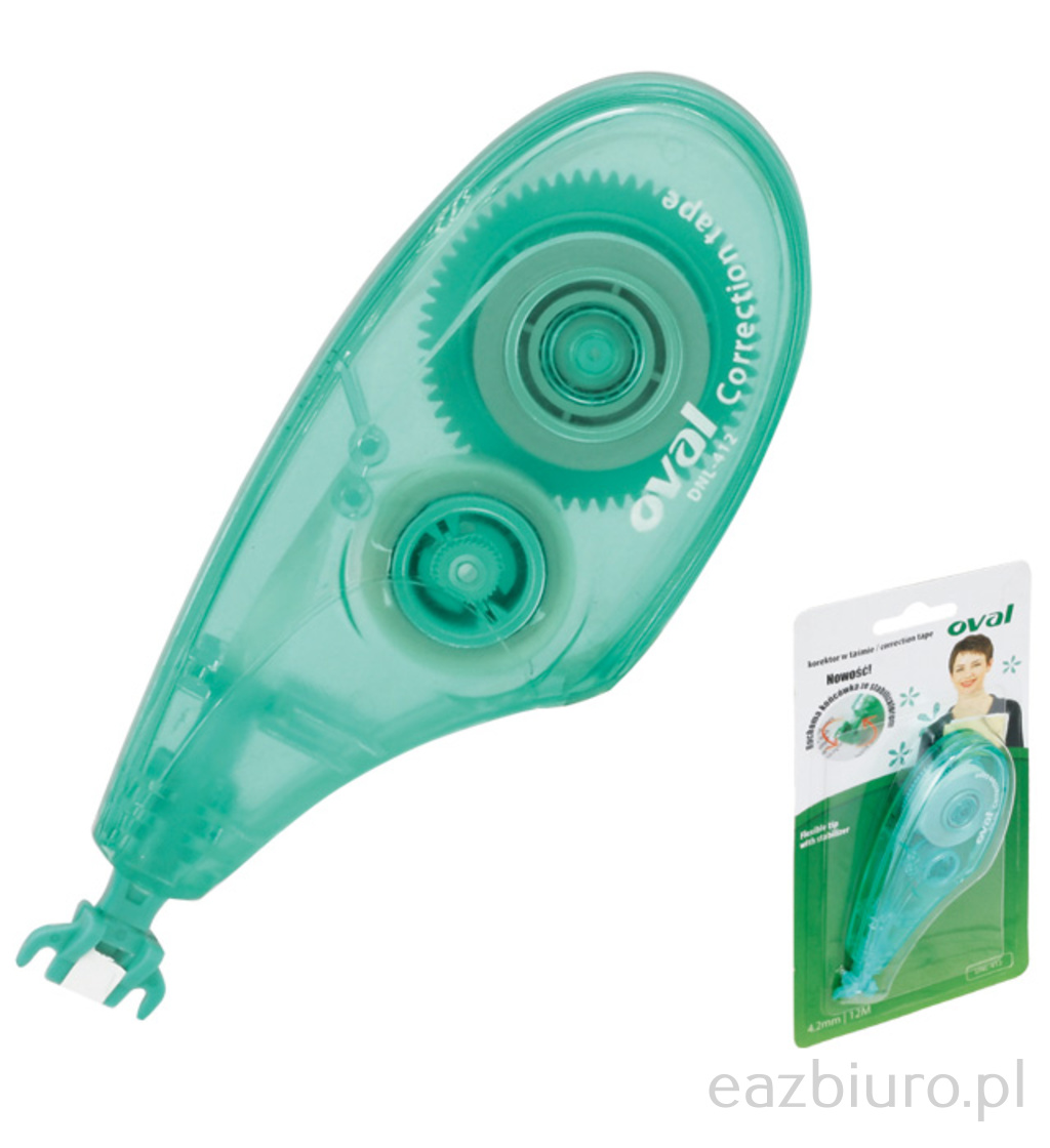 Korektor Oval w taśmie 4,2 mm x 12 m dnl-412 | espryciarze.pl |Kup teraz!