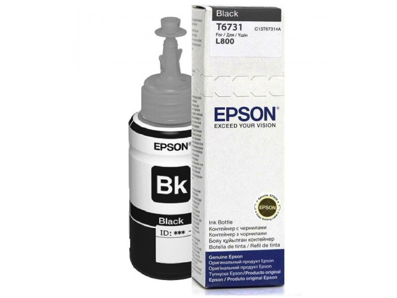 Ż-butelka z tuszem epson C13t67314a, 673 czarna | espryciarze.pl | Przekonaj się sam