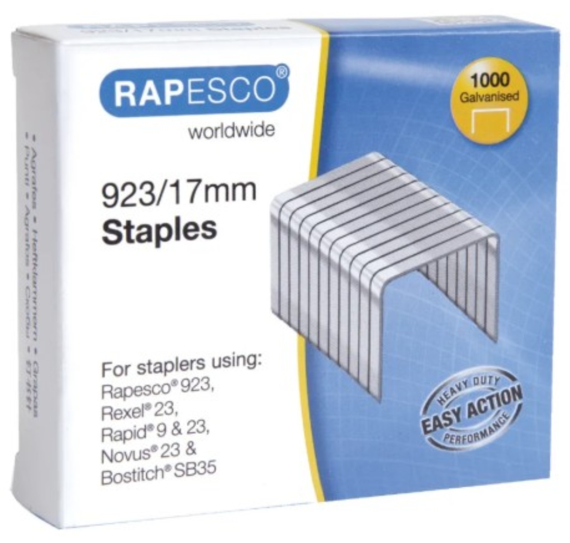 Zszywki rapesco 923 17 zestaw 1000 sztuk | espryciarze.pl |Skorzystaj teraz!