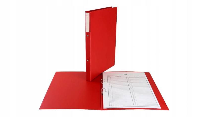 Teczka do akt osobowych segregator abcd 2r 2 cm czerwona | espryciarze.pl |Kliknij i kup!