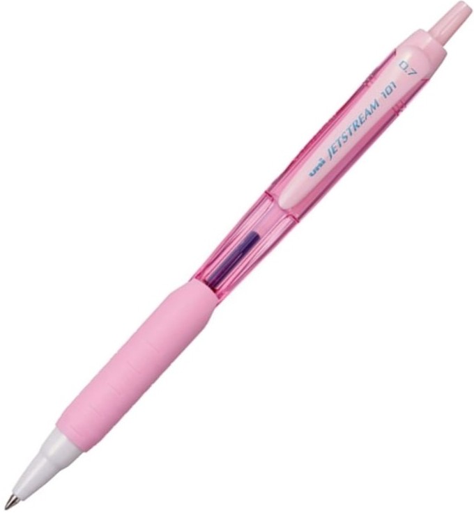 Długopis kulkowy sxn-101fl jetstream, różowa obudowa, niebieski wkład, uni | espryciarze.pl |Sprawdź ofertę!