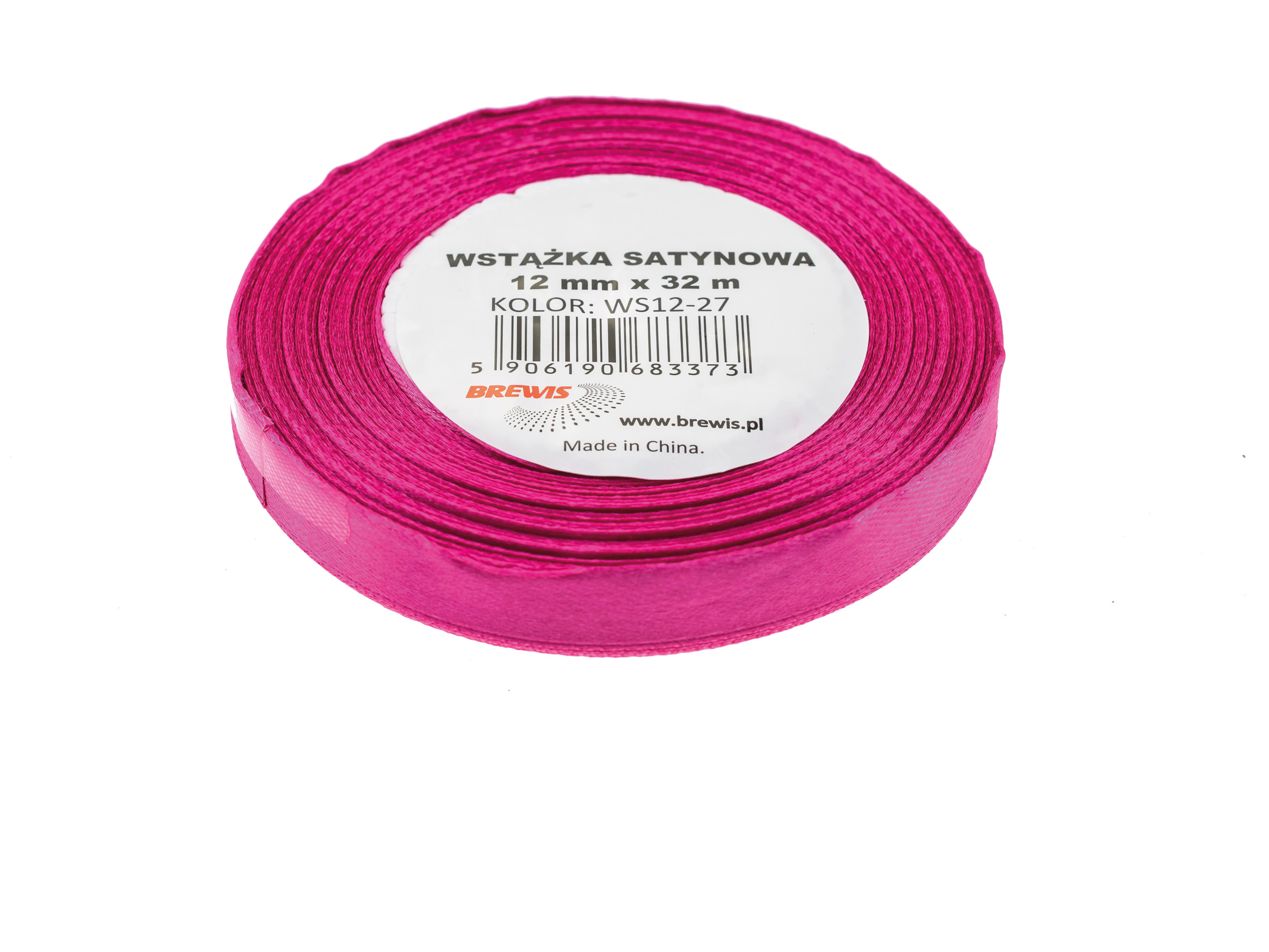 Wstążka Brewis satynowa 12 mm 32 m fuksja | espryciarze.pl |Zgarnij ofertę!