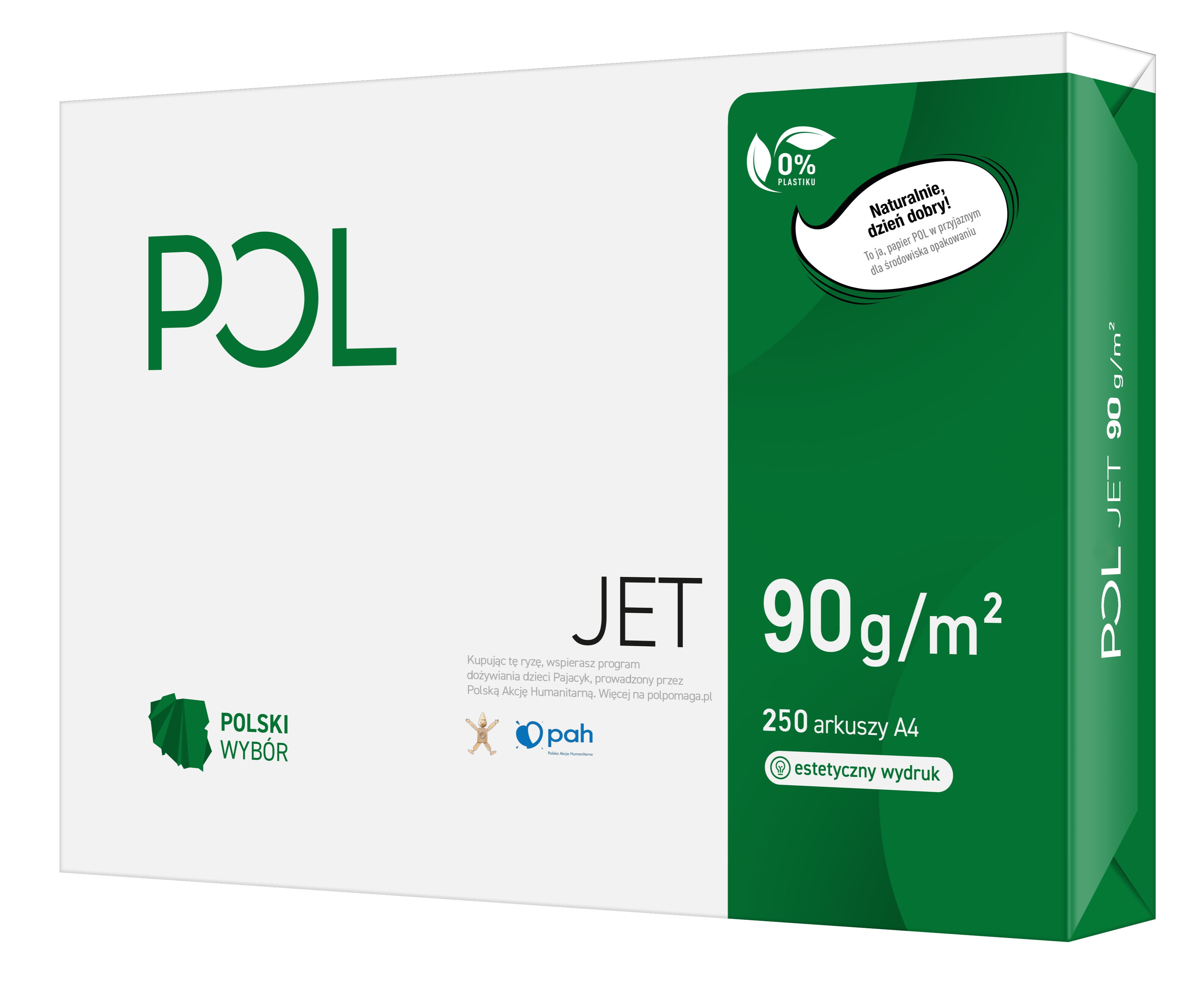 Papier ksero poljet A4 90 g/m2 zestaw 250 arkuszy | espryciarze.pl |Zamów natychmiast!