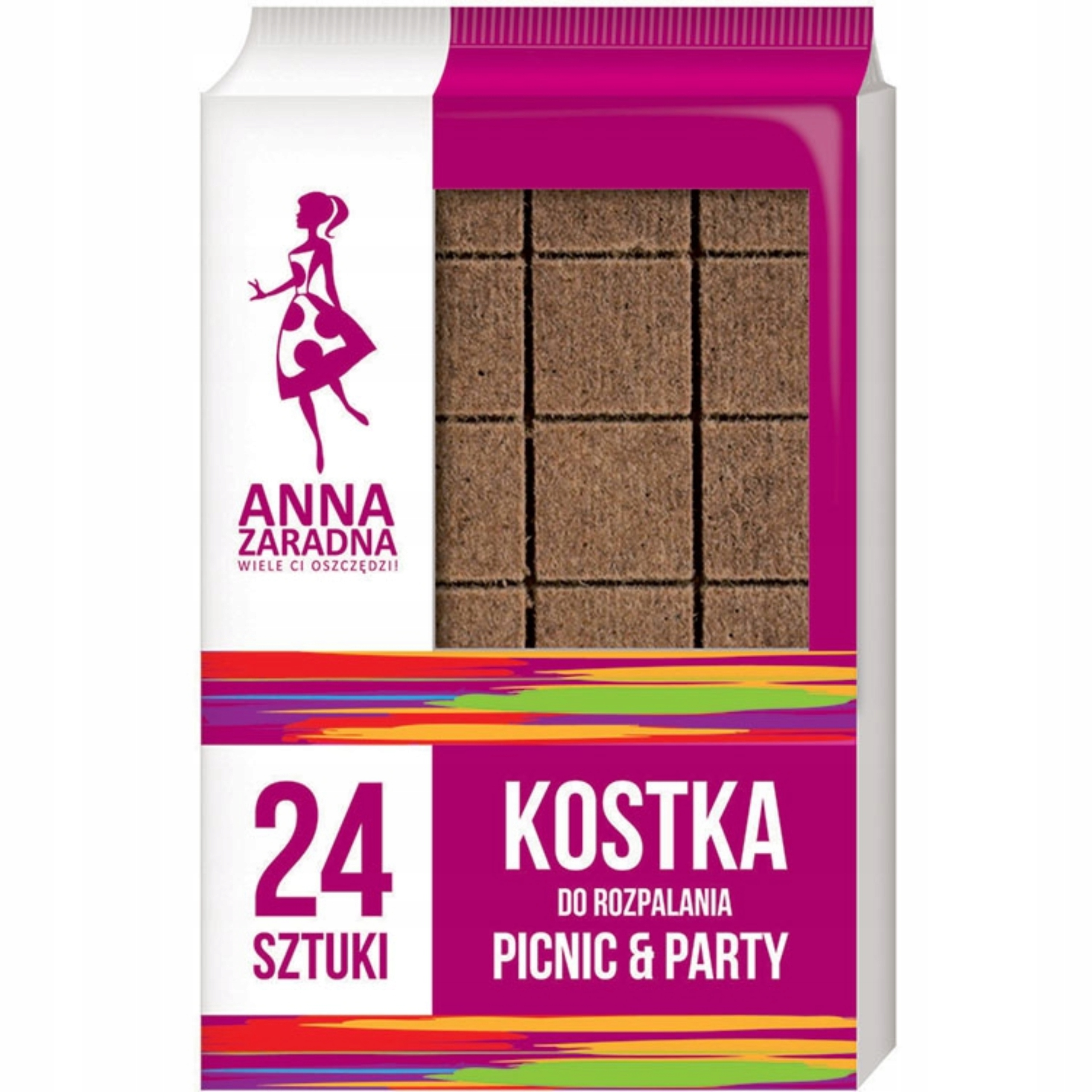 Kostki do rozpalania brązowe, 24 sztuki, Anna Zaradna | espryciarze.pl |Zamów natychmiast!