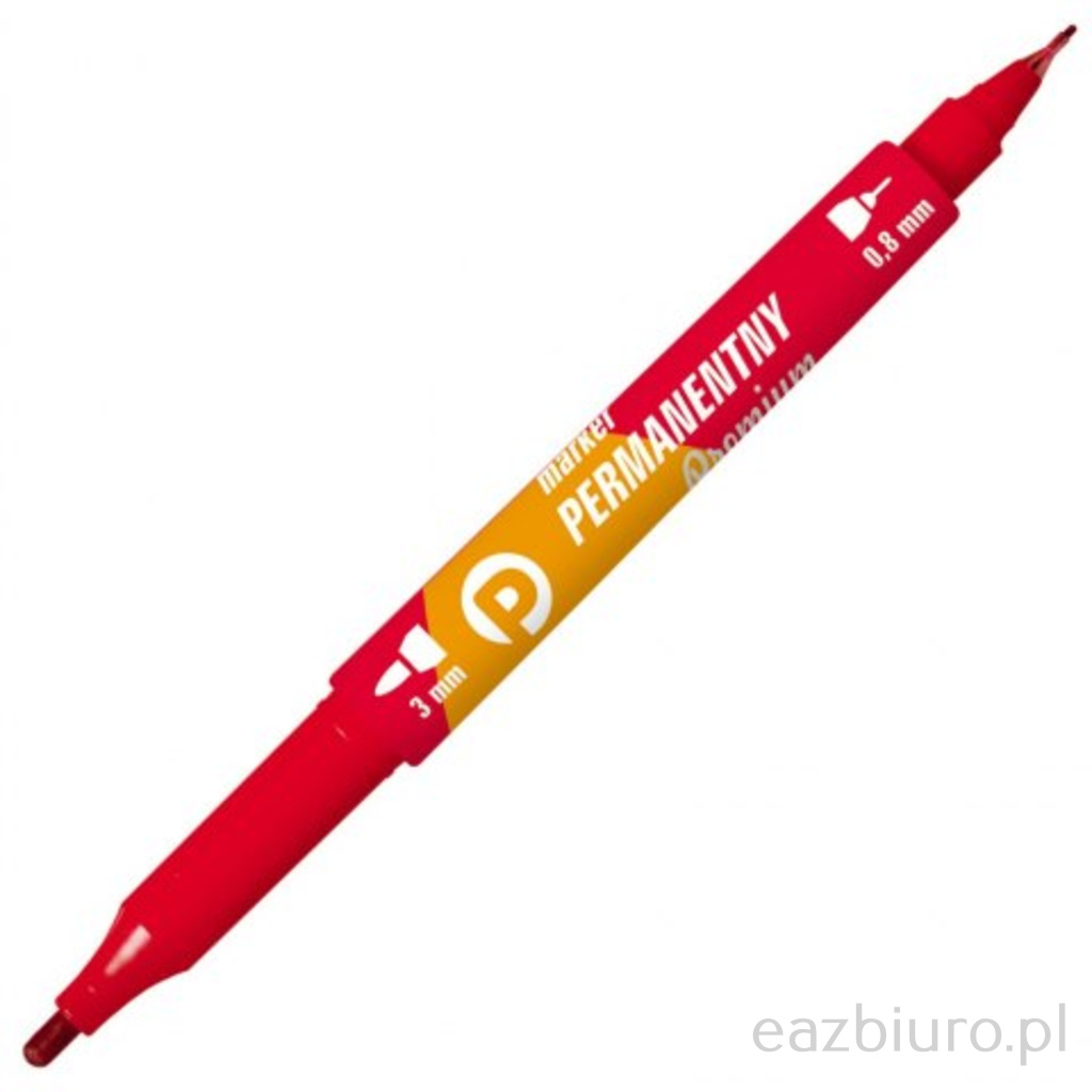 Foliopis Tetis km501 permanentny czerwony dwustronny 3/08 mm | espryciarze.pl |Kup w super cenie!