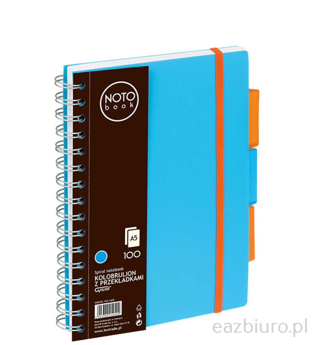 Kołobrulion Grand notobook A5 100 niebieski kratka | espryciarze.pl |Skorzystaj teraz!