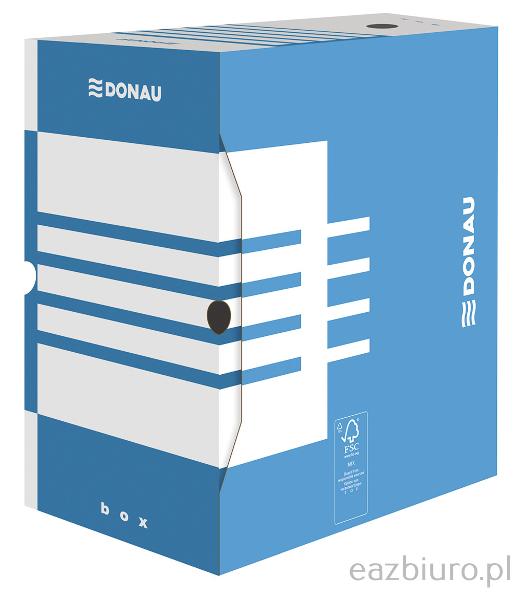 Pojemnik do archiwizacji Donau 200 mm niebieski | espryciarze.pl |Zgarnij ofertę!