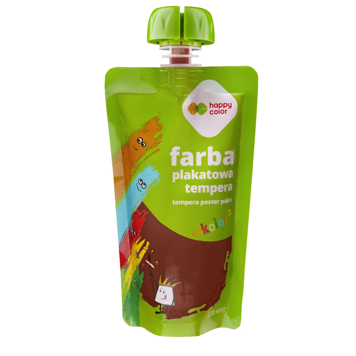 Farba plakatowa tempera w saszetce 100 ml brązowa | espryciarze.pl |Zamów dziś!