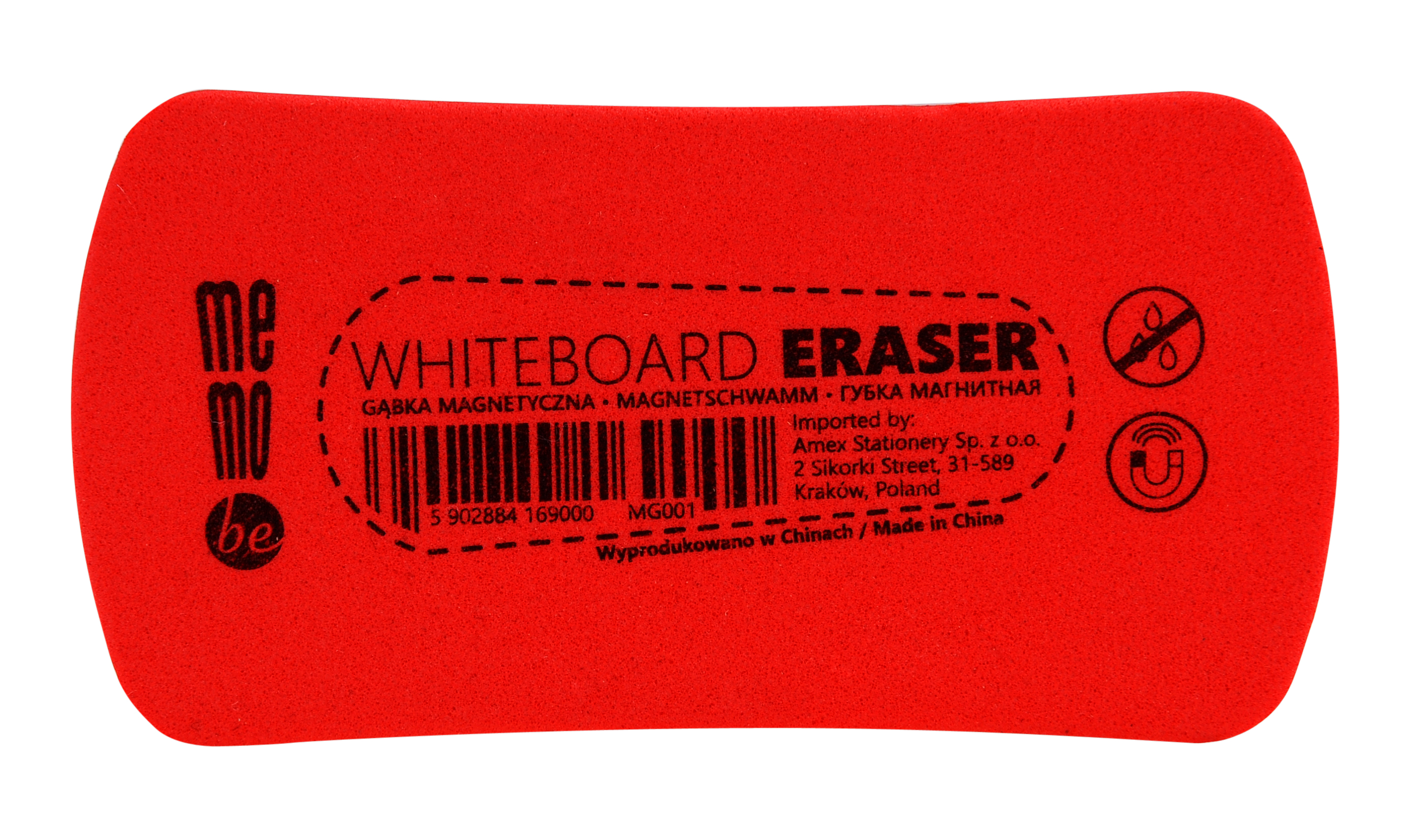 Gąbka do tablic Memobe, magnetyczna | espryciarze.pl |Zamów natychmiast!