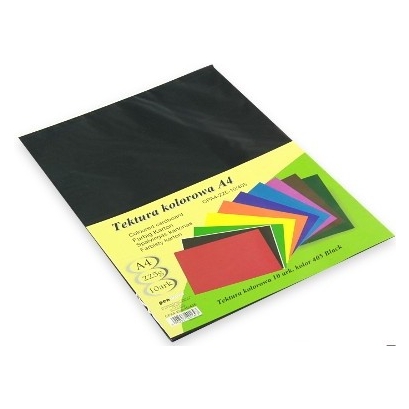 Brystol/tektura kol. A4 405 czarny 10ark | espryciarze.pl | Zamów swój egzemplarz