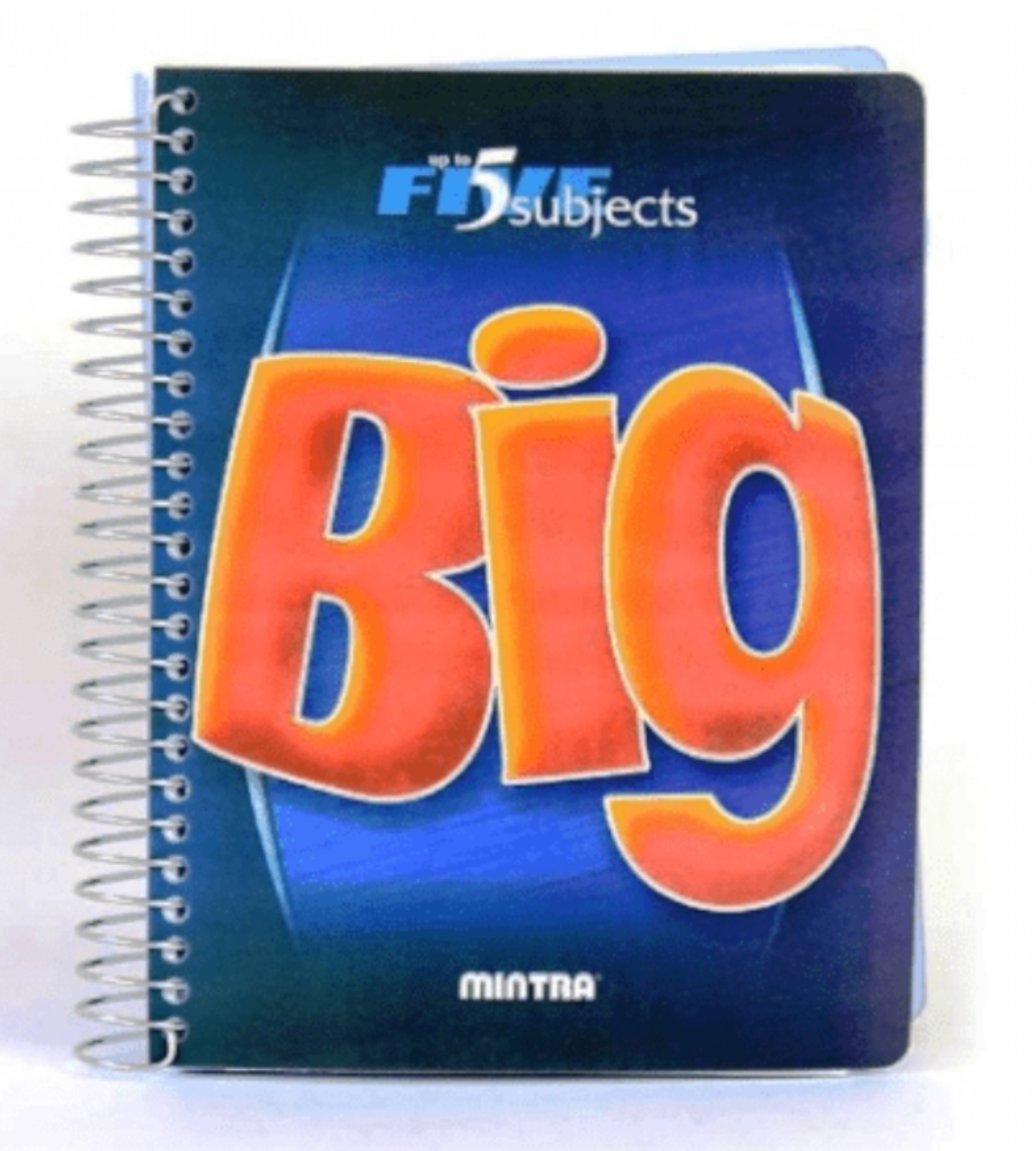 Kołonotatnik big, format A5, 160 kartek 80 g/m2, przekładki 4x40, linie, granatowy | espryciarze.pl |Kup w super cenie!