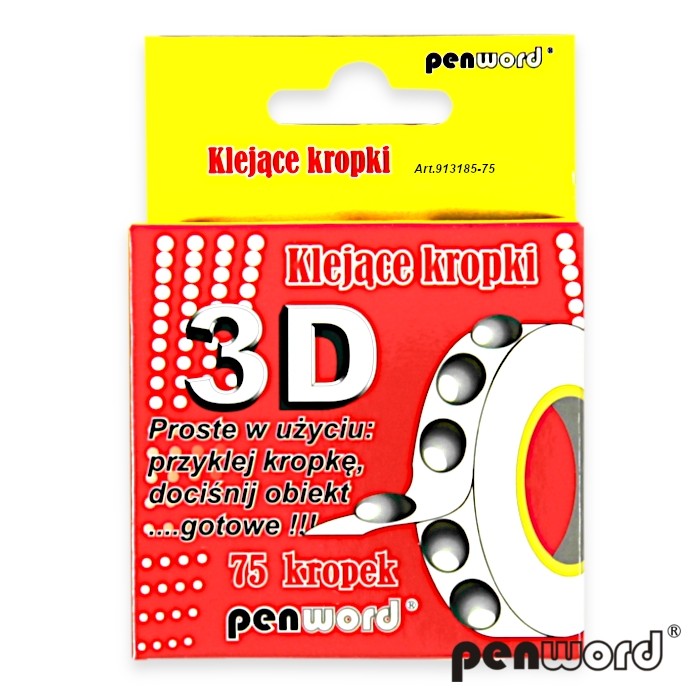 Klejące kropki 75 3d 1,5 mm do biura | espryciarze.pl |Kup od ręki!