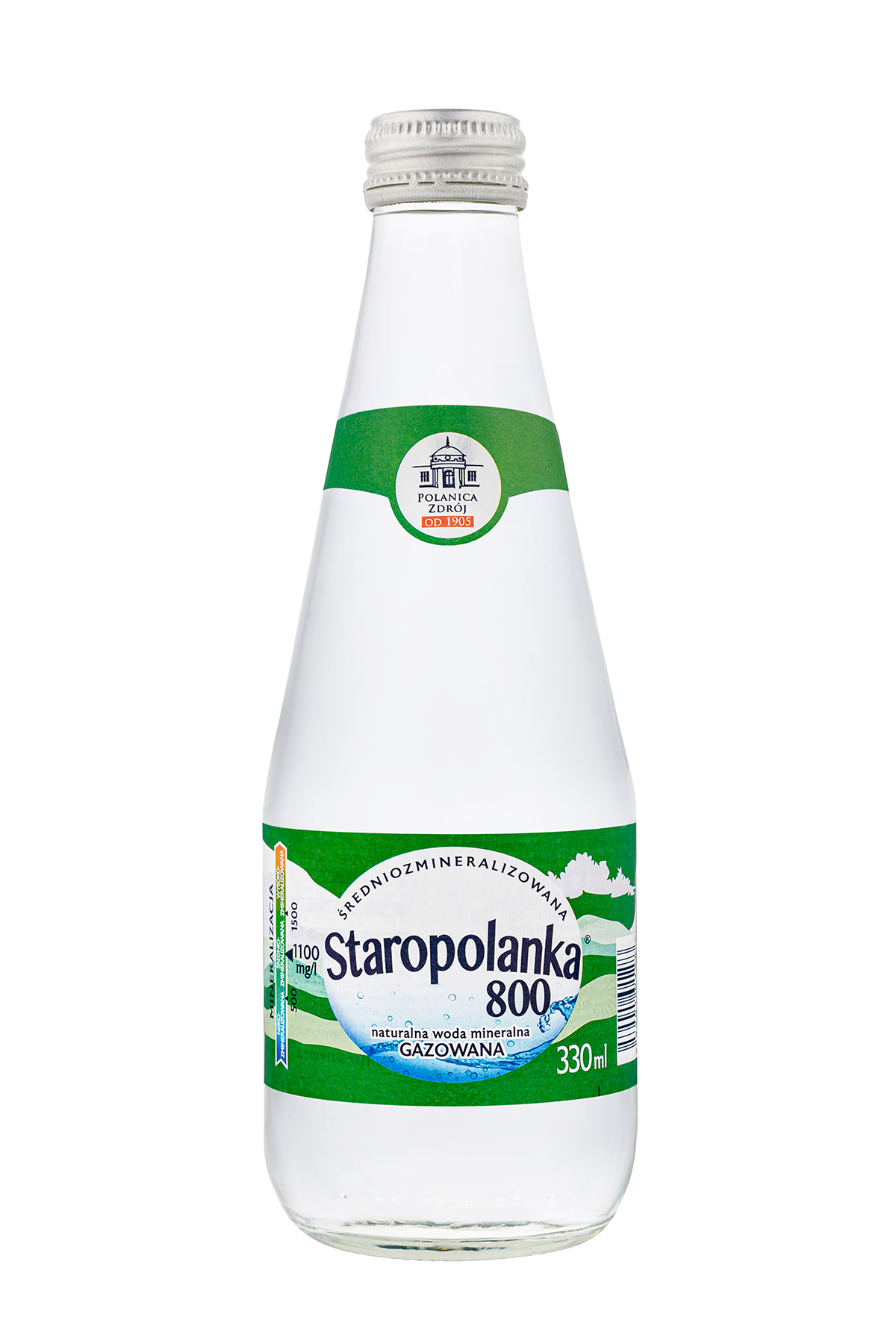 Woda mineralna Staropolanka 0,33 l gazowana szkło | espryciarze.pl |Zamów dziś!