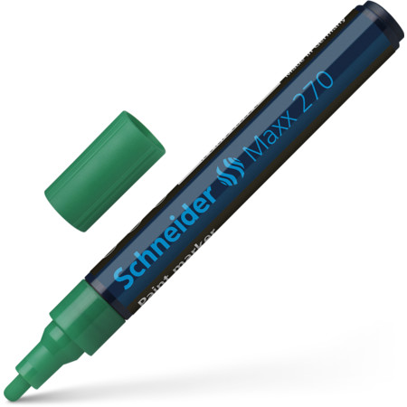Marker olejowy Schneider 270 gruby zielony | espryciarze.pl |Zamów dziś!