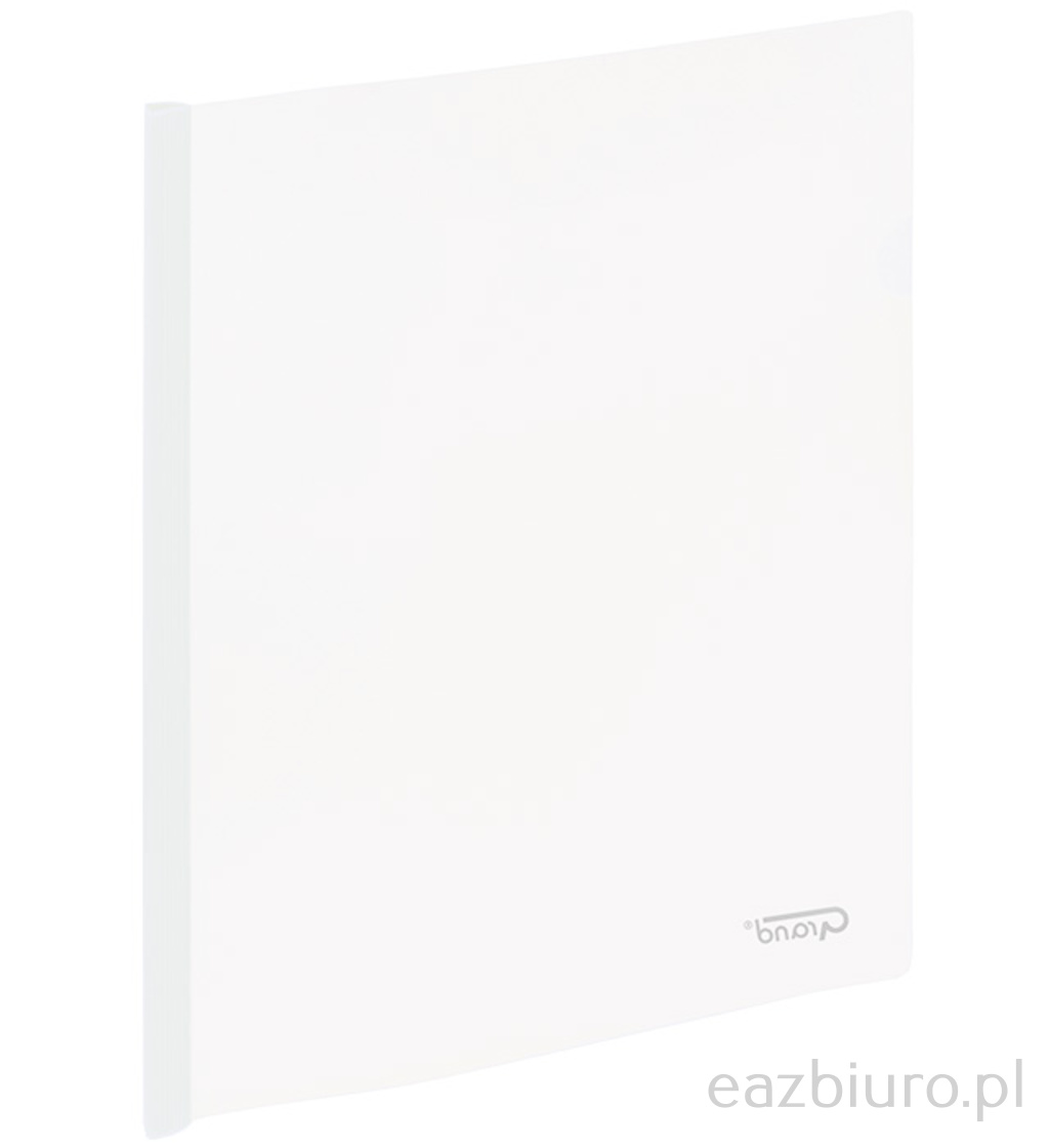 Skoroszyt Plastikowy z grzbietem wsuwanym-zaciskowym 9111 biały | espryciarze.pl |Zamów online!